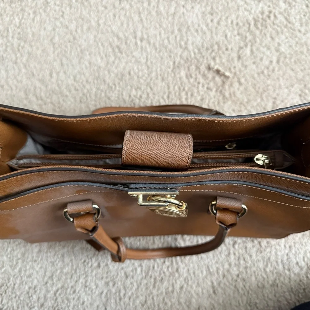 Michael Kors Tan Leather Satchel